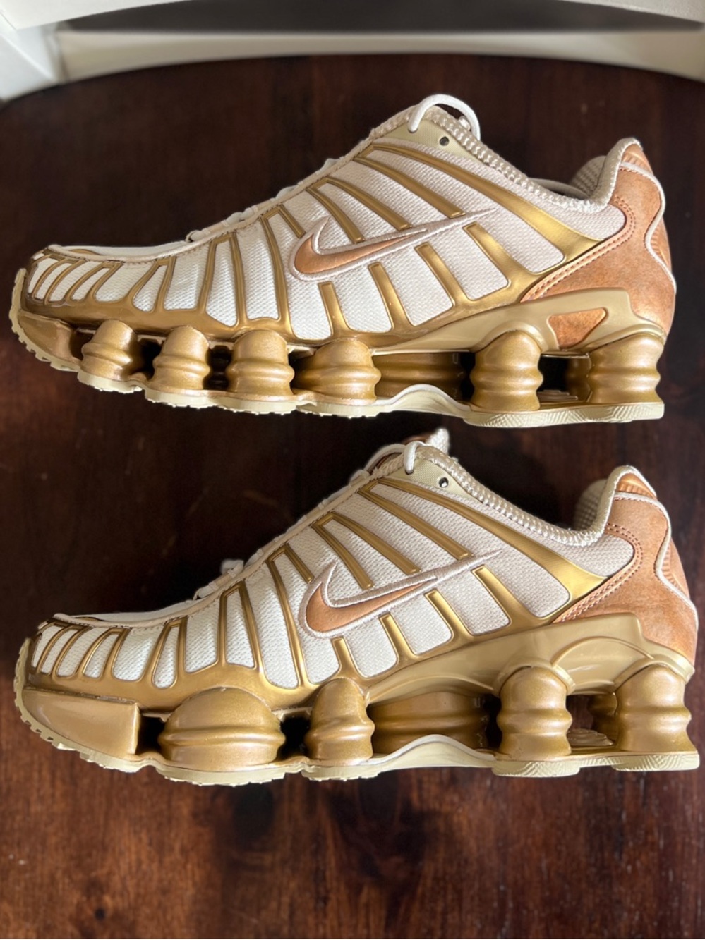 Nike Shox TL “Coconut Milk/Metallic Gold” – Women’s 7.5 | NEVER WORN